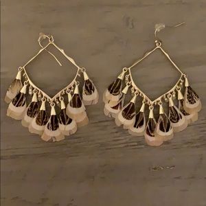 Kendra Scott Feather Earrings